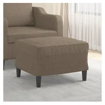 vidaXL Fußhocker Polyester 60 x 50 x 41 cm Taupe