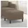 vidaXL Fußhocker Polyester 60 x 50 x 41 cm Taupe