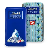 Lindt Schokolade Swiss Classic Collection Box | Vollmilch-Schokoladentafeln | Mini-Schokoladentafeln | 185g | Schokoladengeschenk