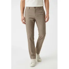 Selected Anzughose "SLH175-SLIM ROBERT FLEX PANTS NOOS", Herren, Gr. 34, Länge 34, sand, Web, Obermaterial: 67% Polyester, 29% Viskose, 4% Elasthan, unifarben, slim fit knöchellang, Hosen Anzughose