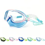Taucherbrille,Tauchmaske mit Nasenabdeckung,Verstellbares Silikonband Schnorchelmaske,Tauchbrille aus weichem Silikon,Bequemes elastisches Kopfband Schnorchelmaske Tauchmasche Schwimmmaske