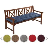 sunnypillow Bankauflage 110 x 50 cm blau 1 St.
