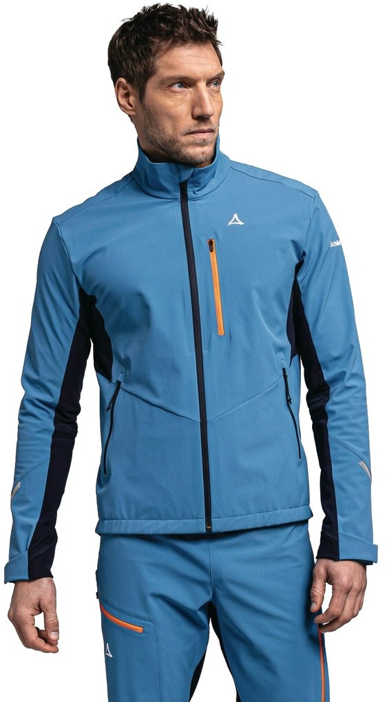 Schöffel Softshelljacke Rinnen (hohe Atmungsaktivität und Feuchtigkeitstransport) blau Herren