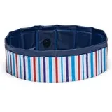 beeztees Hundeplanschbecken Doggy Dip, blau - Größe S: Ø 80 x H 20 cm