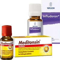 Erkältungsset Homöopathie Meditonsin + Infludoron 1 St Set