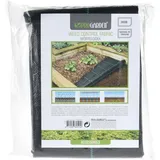 PROGARDEN Unkrautvlies 2 x 5 m schwarz