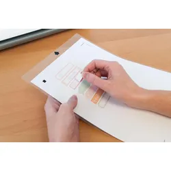 Silhouette bedruckbares Aufkleberpapier für Schneideplotter 216 mm x 279 mm weiß