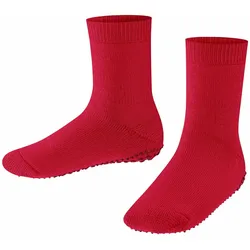 FALKE Kinder Stoppersocken - Catspads, Anti-Rutsch, Socken, Vollsohle, Merino-Wolle Hellrot 27-30