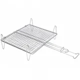 Sauvic Fischgrill 50 x 50 cm verzinkt silber