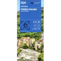 IGN Frankreich Pyrénées Catalanes Fonte: 1:75000 (TOP 75, Band 75021)