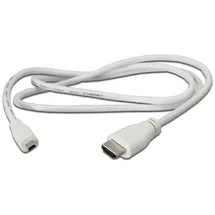 Raspberry HDMI-Kabel 1x HDMI-Stecker - 1x HDMI-Stecker D Micro 1 m Weiß