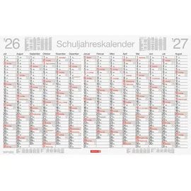 Brunnen Schuljahreskalender 2026/2027 Weiß