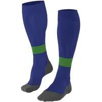 Falke Herren Laufsocken RU Compression Energy M KH Funktionsmaterial mit Kompression 1 Paar, Blau (Yve 6714) - Wadenumfang W2