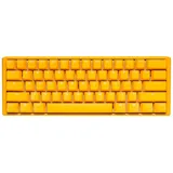Ducky One 3 Mini Tastatur USB QWERTY Nordisch Gelb
