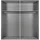 WIMEX Schwebetürenschrank Ernie 225 x 210 x 65 cm artisaneiche