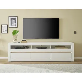 INOSIGN »Chester, moderner TV-Unterschrank, Kommode mit Stauraum, Weiß Matt« 1 Stk. tlg. austauschbare Blende in Griffleiste, zeitloses Design, 217 cm breit