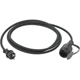 Fortis Schuko-Verlängerungskabel 20m H07RN-F3G1,5 IP44 mit Kabelfixierung