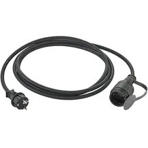 Fortis Schuko-Verlängerungskabel 20m H07RN-F3G1,5 IP44 mit Kabelfixierung