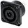 Neutrik NLT8FX-BAG Lautsprecher-Steckverbinder Stecker, gerade Polzahl (num): 8 Schwarz, Blau 1St.
