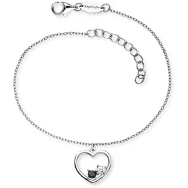 Engelsrufer Yin Yang Herz Armband silberfarben ERB-YIYAHEART-ZI Größe 20 cm