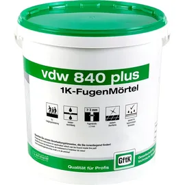 gftk mbh vdw 840 plus 1K-Fugenmörtel - 12,5 kg