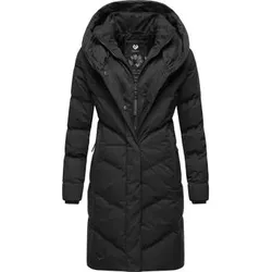 Ragwear  Damenmantel Steppmantel Natalka  in Schwarz, EU 6XL
