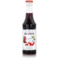 Monin Sauerkirsche Sirup 250 ml - Für Cocktail und Kaffee (1er Pack)
