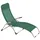 Fiam Samba Terrassenliege 142 x 63 x 107 cm dunkelgrün klappbar