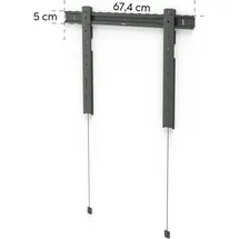 Hama TV-Wandhalterung Ultraslim Fix,
