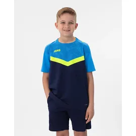 Jako T-Shirt Iconic marine/jako blau/neongelb 128