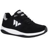 wellbe Sydney Black/White (schwarz) - sportlicher Schnürschuh - Damenschuhe Top Trends, Schwarz, leder/textil (leicht wasserabweisend) für Damen, schwarz, Größe 36 EU
