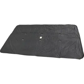 EXIT TOYS Abdeckplane rechteckig schwarz 244x427 cm