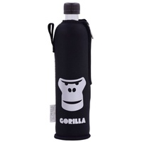 Dora's Glasflasche mit Neoprenbezug Gorilla 500 ml