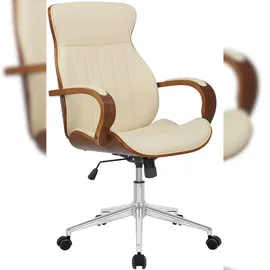 CLP Melilla Kunstleder creme/walnuss