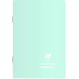 Clairefontaine 941681C - Packung mit 10 Heften Koverbook Blush PP, 11x17cm, 48 Blatt kariert, farbig sortiert, 1 Pack