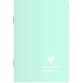 Clairefontaine 941681C - Packung mit 10 Heften Koverbook Blush PP, 11x17cm, 48 Blatt kariert, farbig sortiert, 1 Pack
