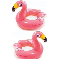 Unbekannt Wasserspielring, Schwimmring Intex Flamingo Animals Geteilter Schwimmring, Wasserspielring mit Tierkopf, 1 Stück