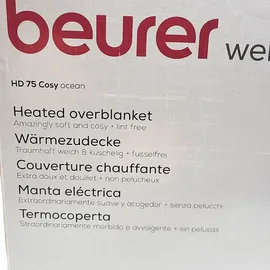 Beurer Wärmezudecke HD 75 Cosy 130 x 180 cm Ocean