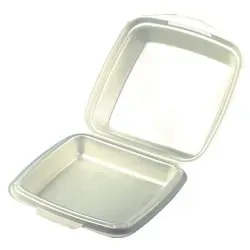 Papstar Menüboxen mit Klappdeckeln, EPS 12043 , 1 Packung = 4 Stück, ungeteilt