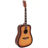 DIMAVERY STW-40 Westerngitarre, sunburst