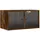 vidaXL Wandschrank mit Glastüren Räuchereiche 68,5x37x35 cm