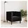 vidaXL Chesterfield Sessel Samt 0 x 0 x 0 cm Schwarz