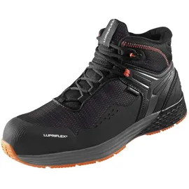Lupriflex Sicherheitsstiefel Techno Mid S3 SR Gr.44, 5-550-44 - Schwarz/Orange - 44