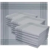 Betz 18 Stück Bundeswehr Taschentücher XXL Army Herren Stoff Taschentücher Set Größe 50x50 cm 100% Baumwolle - 18 Stück