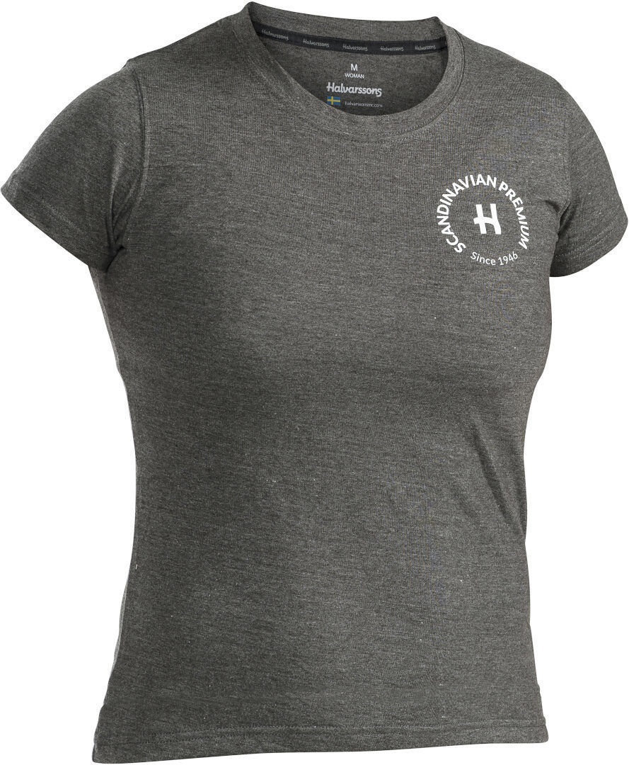 Halvarssons H Damen T-Shirt, grau, Größe 2XL
