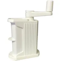 Rigamonti Parmesanmühle Weiß mit Kurbel und Edelstahlreibe Küchenhelfer