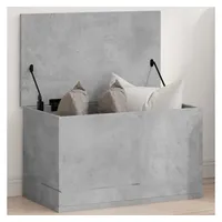 VidaXL Truhe Betongrau 60x35x35 cm Holzwerkstoff