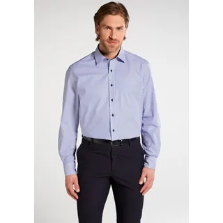 Eterna Langarmhemd Comfort Fit NON IRON (bügelfrei) blau