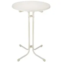 Böttcher-AG Bistrotisch Stehtisch Ø 70 x 110 cm Weiß