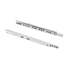 MS Beschläge Teilauszug 1 Paar Schubladenschienen 17mm Schubladen-Teilauszüge Führungsschiene Auszugsschiene Metall Teleskopauszug 342mm
